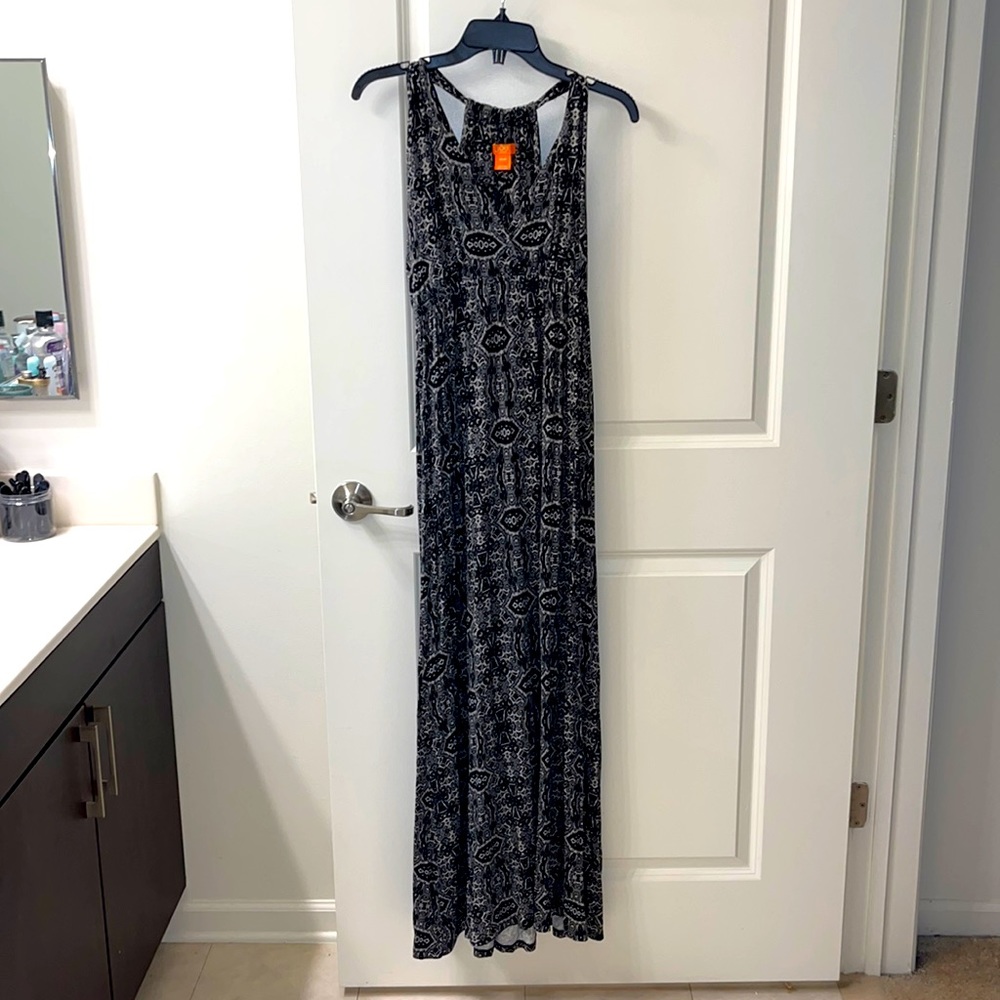 Joe Fresh Women’s Sleeveless Racerback Maxi Dress, Size M